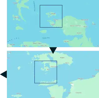 Diving map zoomed out